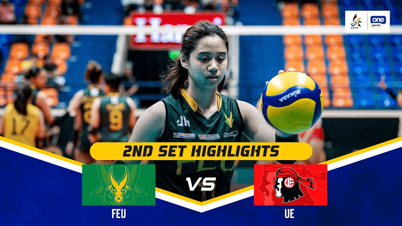 UE vs. FEU | SET 2 GAME HIGHLIGHTS | UAAP SEASON 87 WOMEN’S VOLLEYBALL ...