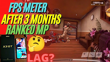 POCO X3 GT AFTER *3* MONTHS RANKED MULTIPLAYER 🔥 GAMING TEST CODM REVIEW MEDIUM GRAPHICS 6 FINGERS