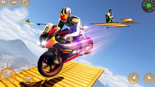 Permainan Motor Balap Ekstrim Menantang Mustahil Track Bike Rider - Android GamePlay screenshot 2