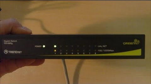 TRENDnet Gigabit 8-Port Switch Unboxing & Test - TEG-S80g -- Affordable, Save $$$ on Power