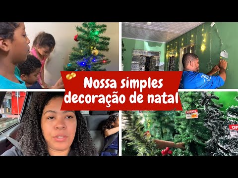 Em fim Conseguimos Decorar a Casa para o Natal | Decoração simples com R$100,00