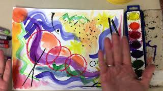 Kandinsky Art Activity: Painting Music