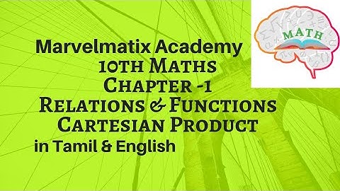 Samacheer syllabus 10th Maths chapter-1 Relations & Functions -Cartesian Product for 2 sets