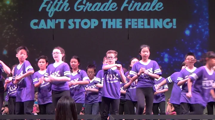 Can't Stop The Feeling - Timberlake - Fox School 5th Grade Finale 2017