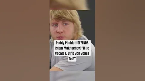 Paddy Pimblett DEFENDS Islam Makhachev! “If He Vacates, Strip Jon Jones Too!” #ufc #jonjones #mma