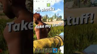Why do geared players always kill nakeds in Rust #shorts