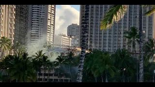 Fire at Hilton Hawaiian Village, April 13, 2021