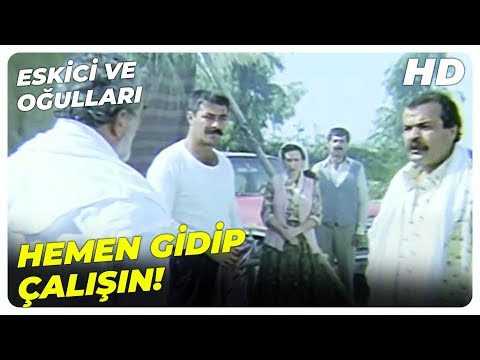 Eskici ve Oğulları | Tarla Sahibi, Eskici'yi Azarlıyor | Kadir İnanır Türk Filmi