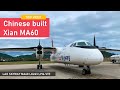 Trip video: Lao Skyway flight on Xian MA60 (Luang Prabang to Vientiane)