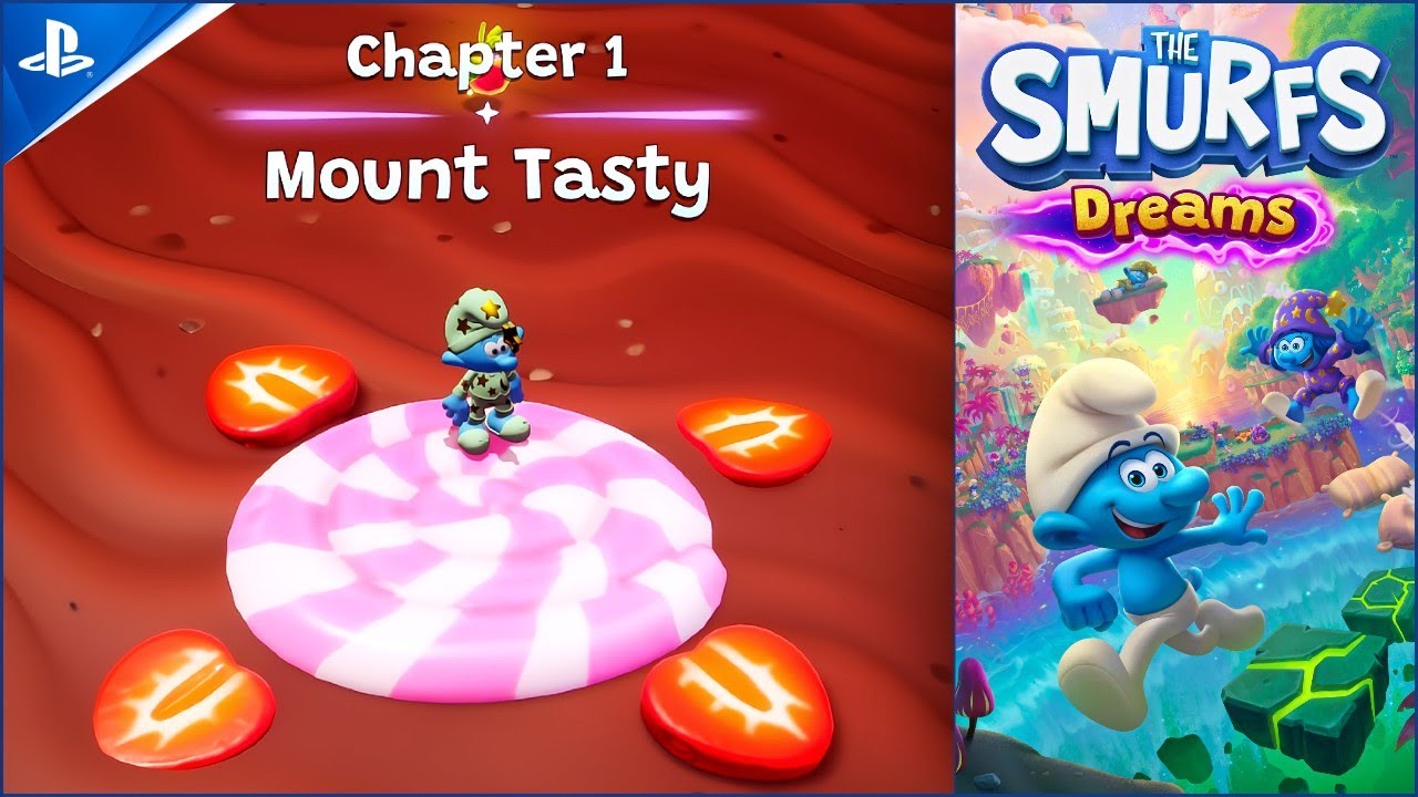The Smurfs Dreams! Chef Smurf's Dream Mount Tasty!