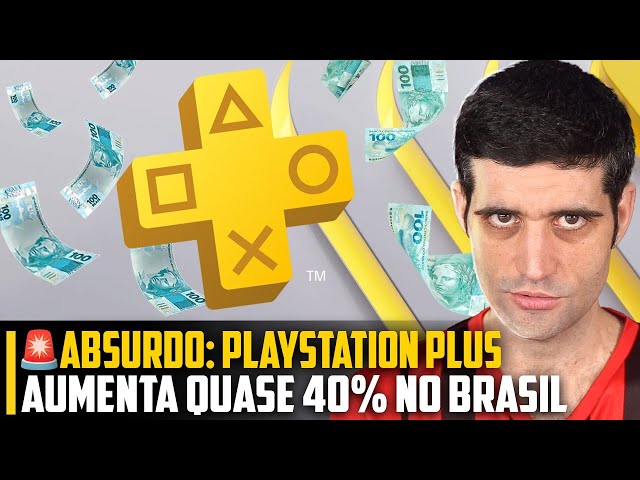 ABSURDO Playstation Plus aumenta o preço em quase 40% no Brasil 