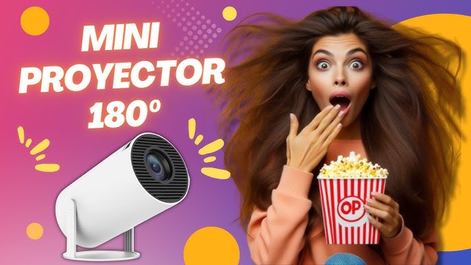 Magcubic Mini Proyector Portátil con Android 11, Proyector 4k 1080P Full HD  Soporte 200ANSI 8000L, Videoproyector WiFi 5G Bluetooth 5.0, Cine Proyector  180 ° Se Puede Girar para TV Stick (Blanco) : : Electrónicos