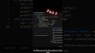 Bike Road Tax Calculator || Part 3 ||September 2, 2023  @himanshubaretha6382  #python #programming