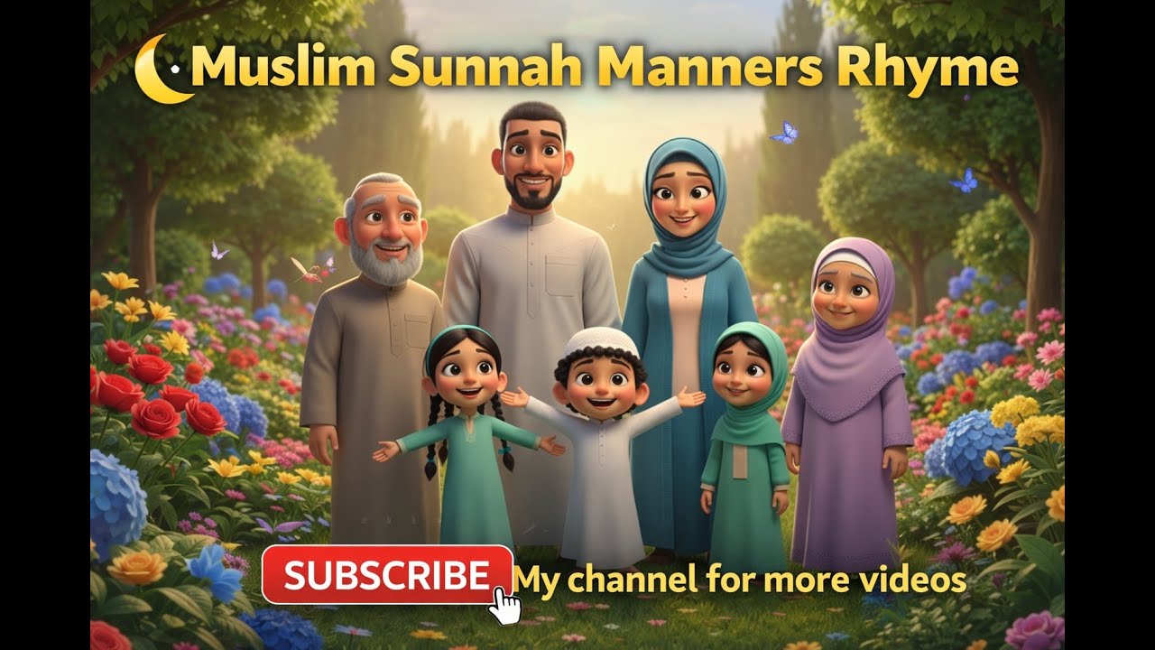 My Sunnah Way | Muslim Sunnah Manners Rhyme🌸 | Islamic Poem for Kids