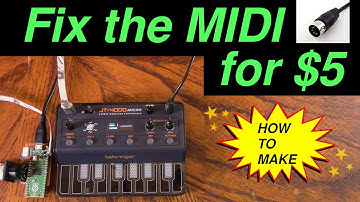 USB to 5 pin - MIDI fix for $5