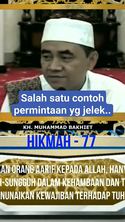 Contoh permohonan jelek II Tuan Guru Bakhiet #pengajian #tasawuf #gurubakhiet # #pecintagurubakhiet