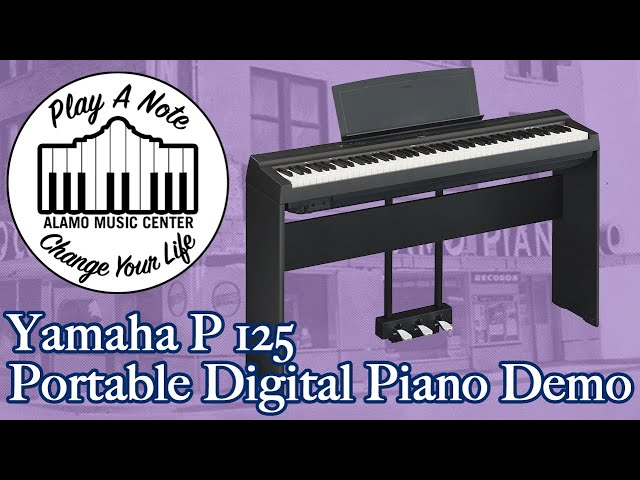 Yamaha P-125 Digital Piano - Full Demo with Gabriel Aldort 