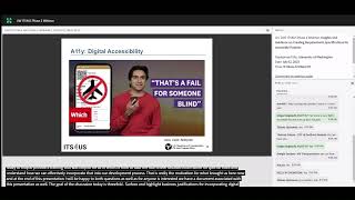 Celebrity University of Washington ITS4US Phase 2 Webinar: Digital Accessibility Profile