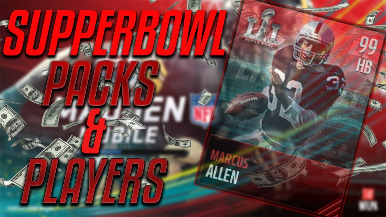Super Bowl Pack Openings Madden Mobile 17 W/ 99 OVR? - YouTube