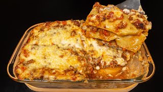 An Italian chef taught me this lasagne recipe! Simple and delicious dinner!
