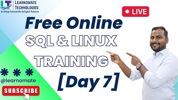 [Day 7 ] FREE SQL & LINUX TRAINING | Learnomate Technologies