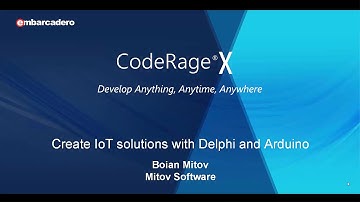 #32 - Create IoT solutions with Delphi and Arduino