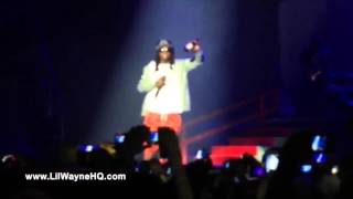Lil Wayne Gets A Beer Bottle  Thrown At  During His Concert In Dublin Ireland