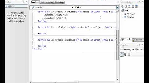 How To Make A Rocket Dock In Visual Basic 2008 - Part 2 - The Codes