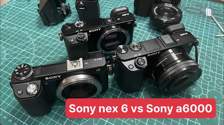 So sánh nex 6 vs a6000