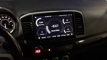 Evo X - Android Head Unit - Race Capture Pro MK2