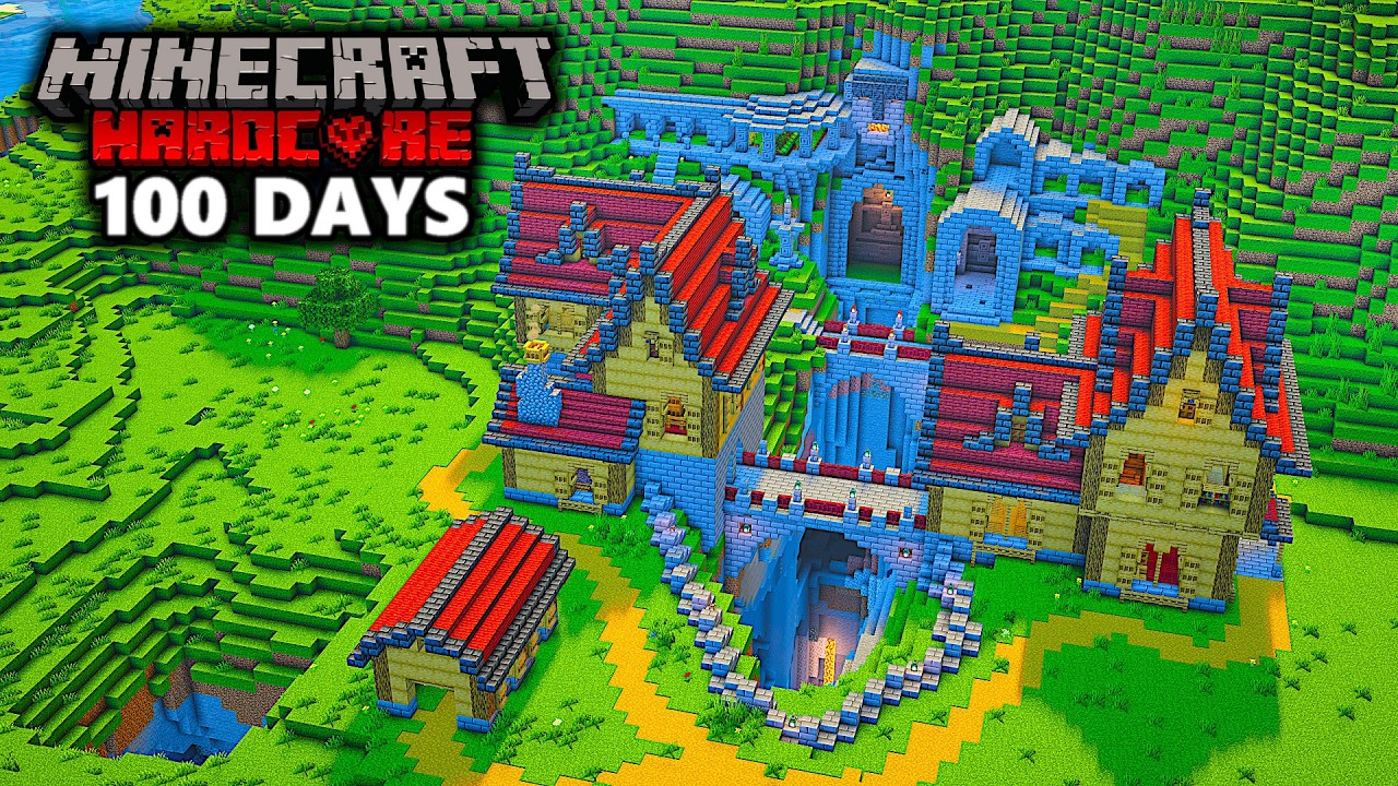 I Survived 100 Days on a MOUNTAIN RAVINE in Minecraft Hardcore - YouTube
