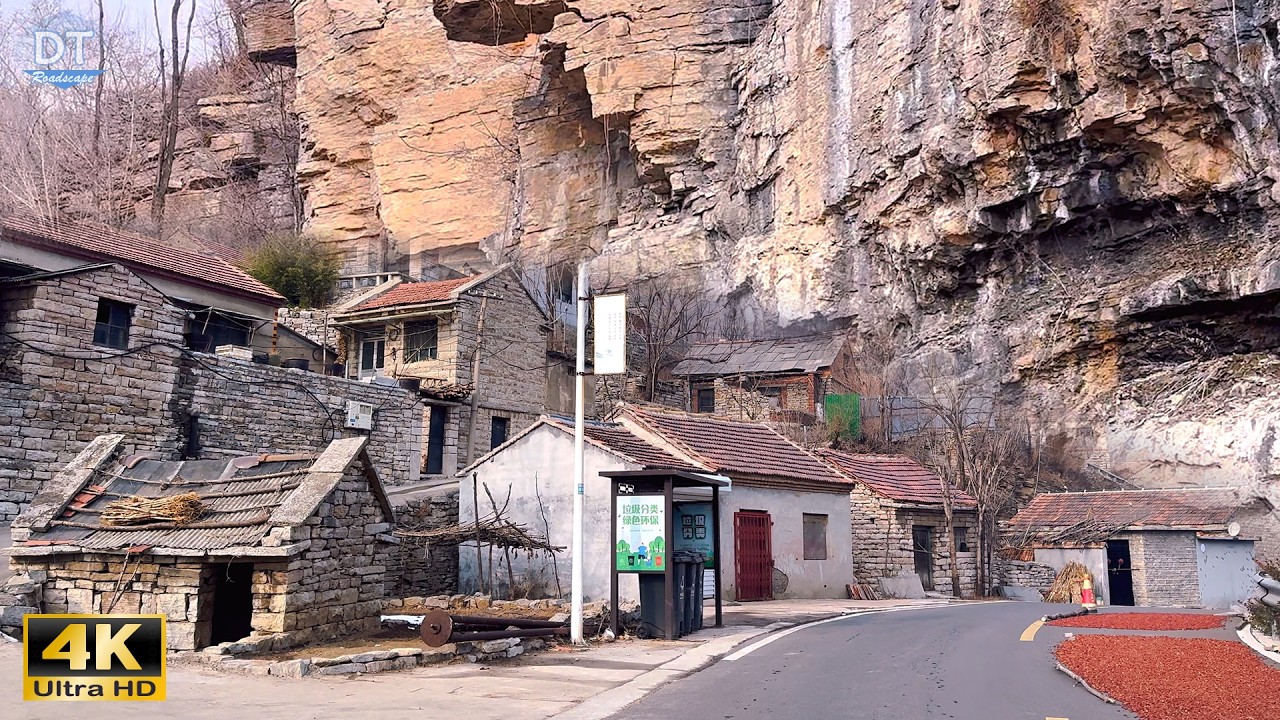 Driving on China's Rural Roads 4K HDR - Exploring Hidden Pristine Ancient Villages in the Valleys