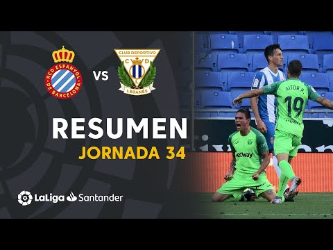 Resumen de RCD Espanyol vs CD Leganés (0-1)