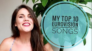My top 10 Eurovision songs - reaction video by Kaja