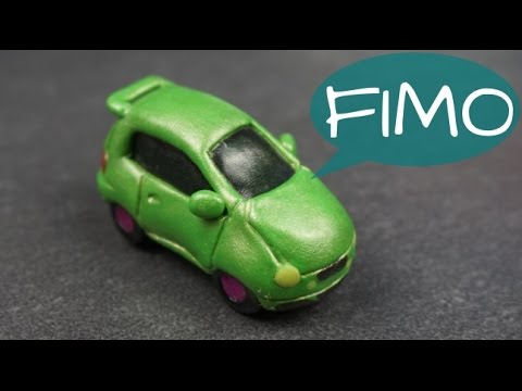 Grunes Mini Auto Fimo Polymerclay Tutorial Youtube