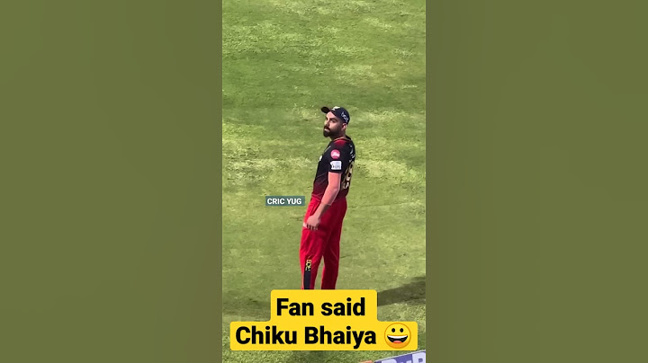 Virat Kohli reaction 😀 when fan said  CHIKU BHAIYA' | #shorts #chiku #ipl2023
