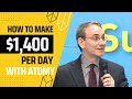 How to earn 1400 per day with atomy online home business