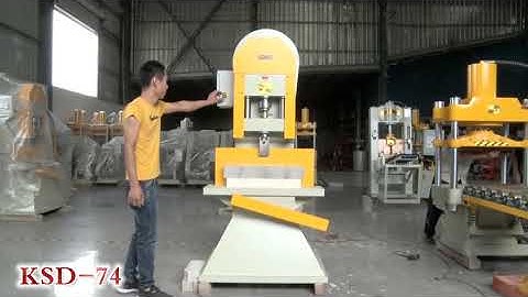 Mushroom surface stone splitting machine