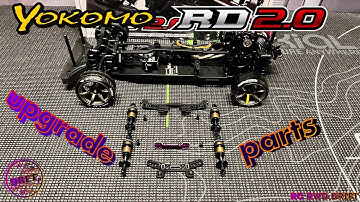 Yokomo RD2.0 ( Rookie Drift ) - a few aluminium upgrades for the chassis