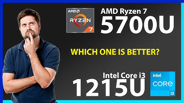 AMD Ryzen 7 5700U vs INTEL Core i3 1215U Technical Comparison