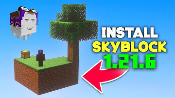 How To Download & Install Skyblock Map in Minecraft 1.21.6