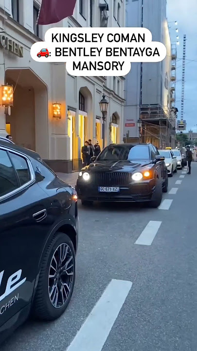 The Moment French Player Kingsley Coman Was Spotted Pushing A $450K #Mansory #Bentley #Bentayga