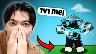 THE BEST PLAYER CHALLENGED ME.. (Roblox Bedwars)