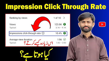 Impression Click Through Rate Kya Hota Hai || Impression Click Through Rate Youtube | Impression CTR