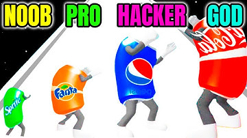 NOOB vs PRO vs HACKER vs GOD - Pepsi and Coke Wars