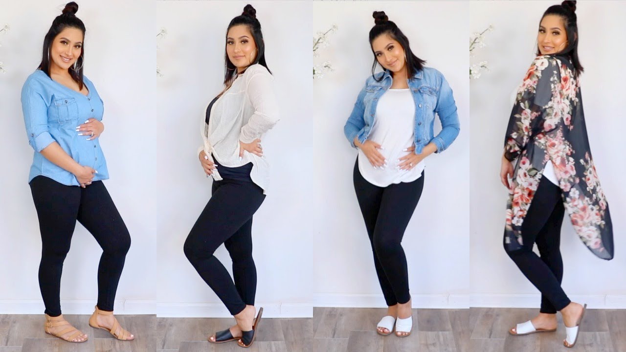 HOW TO STYLE LEGGINGS // Postpartum Outfits // juliaraevlogs 