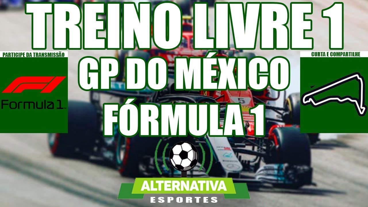Treino Livre 1 Grande Prêmio do México - Fórmula 1 (Narração Ao Vivo) 