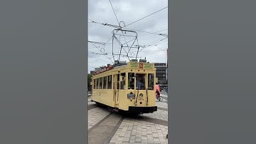 Historic Tram in Antwerp, Belgium 🇧🇪 SNCV Standard
