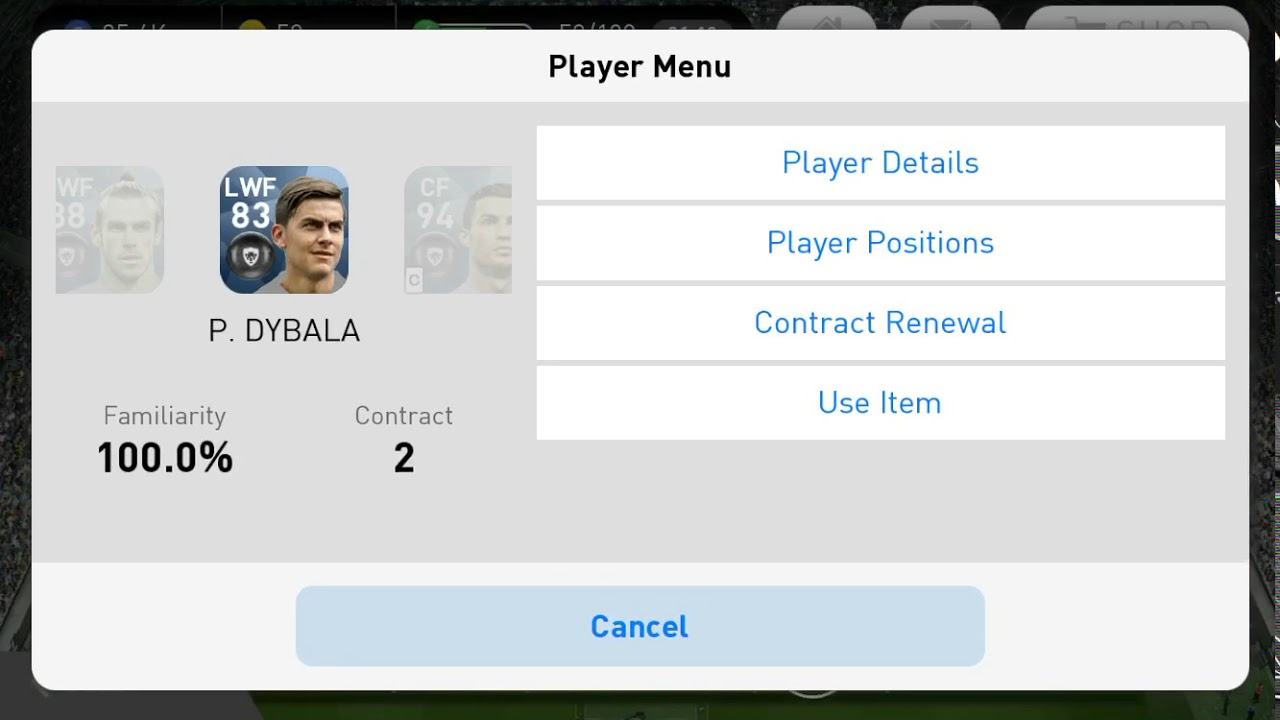 Player details