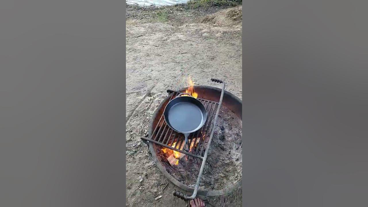 How To Cure A Cast Iron Skillet!?!?!?! YouTube